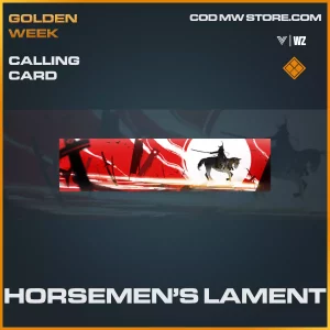 Horsemen's Lament calling card in Warzone and Vanguard
