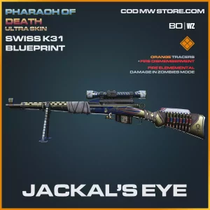 Jackal's Eye Swiss K31 skin blueprint in Warzone and Cold War
