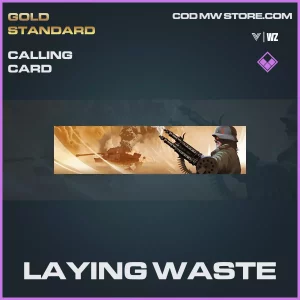 Laying Waste calling card in Warzone and Vanguard
