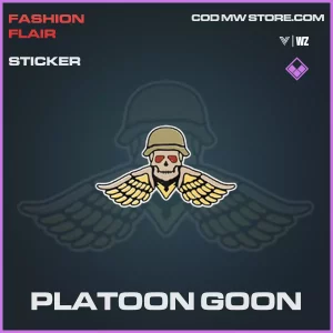 Platoon Goon Sticker in Warzone and Vanguard