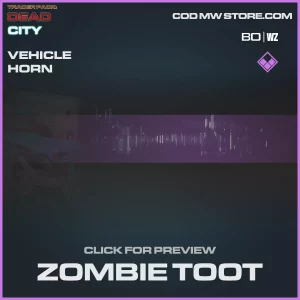 Zombie Toot Vehicle Horns in Warzone and Cold War