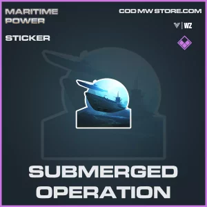submerged operation sticker in Vanguard and Warzone