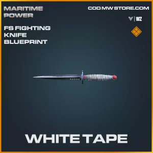 white tape fs fighting knife blueprint in Vanguard and Warzone