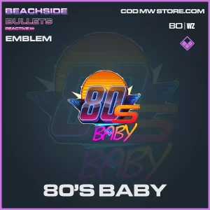 80's baby emblem in Cold War and Warzone