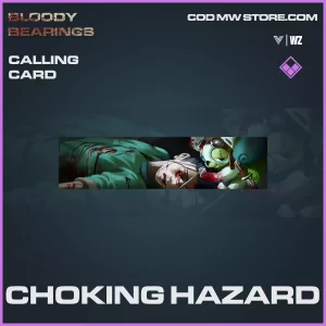 Choking Hazard calling card in Warzone and Vanguard