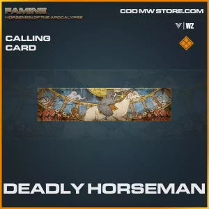 Deadly Horseman calling card in Warzone and Vanguard