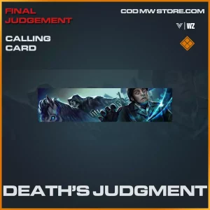 Death's Judgement calling card in Warzone and Vanguard