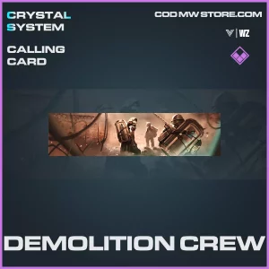 Demolition Crew calling card in Warzone and Vanguard