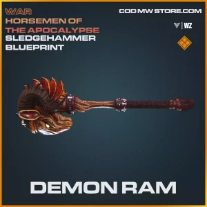 Demon Ram sledgehammer skin blueprint in Warzone and Vanguard