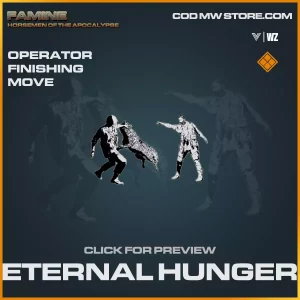 Eternal Hunger Finishing Move in Warzone and Vanguard