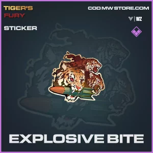 Explosive Bite Sticker in Warzone and Vanguard
