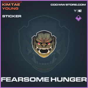 Fearsome Hunge sticker in Warzone and Vanguard