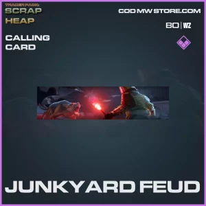Junkyard Fued calling card in Warzone and Cold War