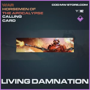 Living Damnation calling card in Warzone and Vanguard