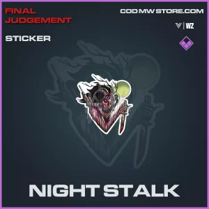 Night Stalk sticker in Warzone and Vanguard