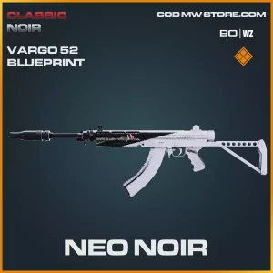 Neo Noir Vargo 52 skin blueprint in Warzone and Cold War