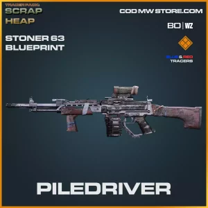 Piledriver Stoner 63 skin blueprint in Warzone and Cold War