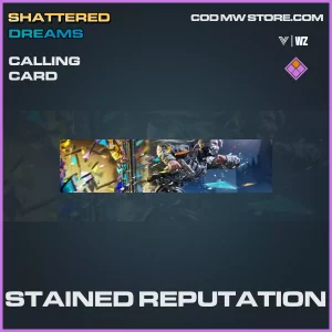 Stained reputation calling card in Warzone and Vanguard