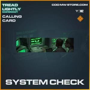 System check calling card in Warzone and Vanguard