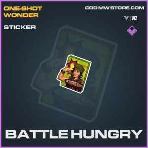 battle hungry sticker in Vanguard and Warzone