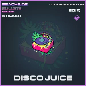 disco juice sticker in Cold War and Warzone