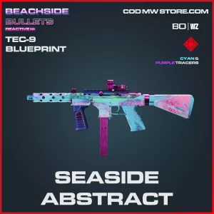 seaside abstract tec-9 reactive ultra blueprint in Cold War and Warzone