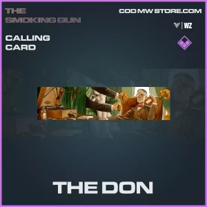 the don calling card in Vanguard and Warzone