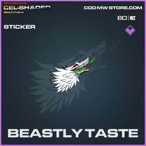 Beastly Taste sticker in Warzone and Cold War