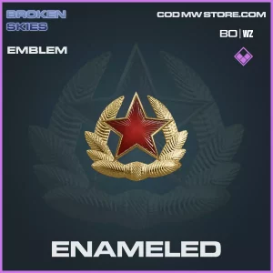 Enameled emblem in Warzone and Cold War