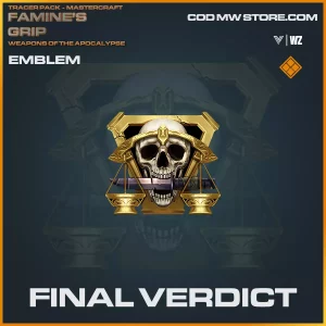 Final Verdict emblem in Warzone and Vanguard