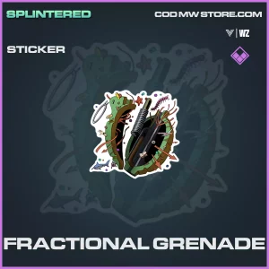 Fractional Grenade sticker Warzone and Vanguard
