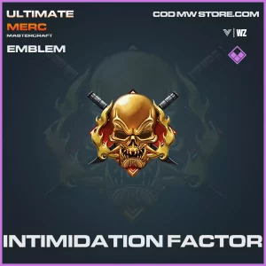 Intimidation Factor emblem in Warzone and Vanguard