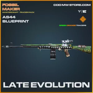 Late Evolution AS44 blueprint skin in Warzone and Vanguard