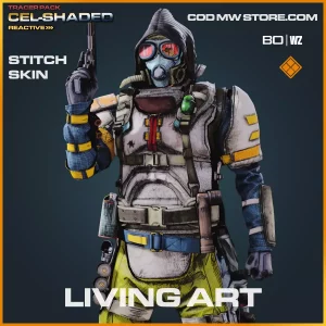Living Art Stitch skin in Warzone and Cold War