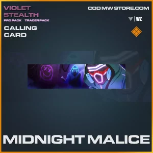 Midnight Malice calling card in Warzone and Vanguard