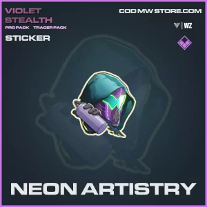 Neon Artistry sticker in Warzone and Vanguard