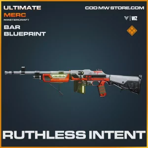 Ruthless Intent BAR blueprint skin in Warzone and Vanguard