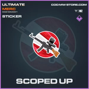 Scoped UP sticker in Warzone and Vanguard