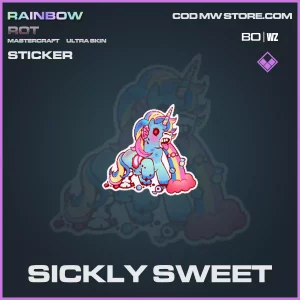 Sickly Sweet sticker in Warzone and Cold War
