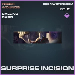 Surprise Incision calling card in Warzone and Cold War