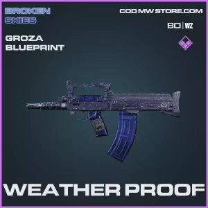 Weather Proof Groza Skin in Warzone and Cold War