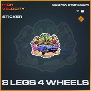 8 Legs 4 Wheels sticker in Warzone and Vanguard