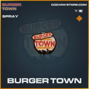 Burger Town Spray in Warzone and Vanguard