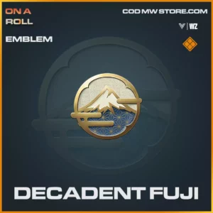 Decadent Fuji emblem in Warzone and Vanguard