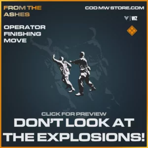 Don't Look at The Explosions! finishing move in Warzone and Vanguard