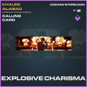 Explosive Charisma calling card in Warzone and Vanguard