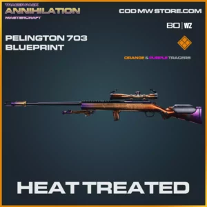 Heat Treated Pelington 703 blueprint skin in Warzone and Cold War