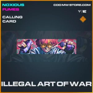 Illegal Art of War calling card in Warzone and Vanguard