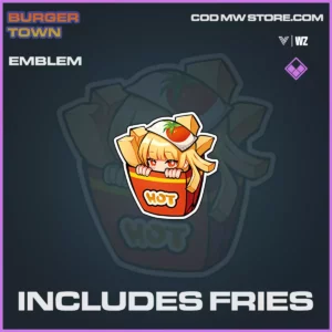 Includes Fries emblem in Warzone and Vanguard