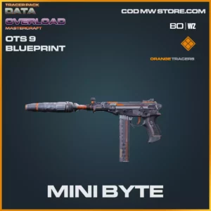 Mini Byte OTS 9 blueprint skin in Warzone and Cold War